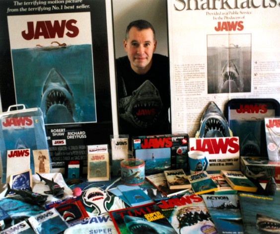 Jim Beller with his collection